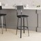 Emma and Oliver Restaurant Barstool with Wood Seat & Back and Powder Coat Frame